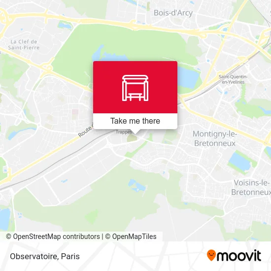 Observatoire map