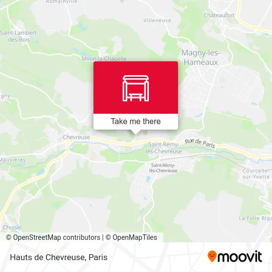 Hauts de Chevreuse map