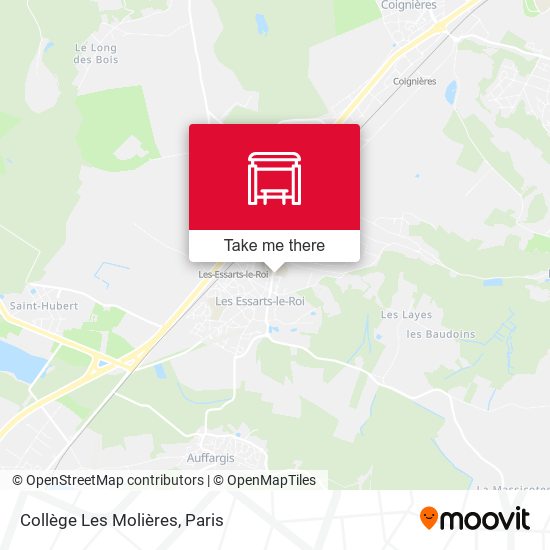 Mapa Collège Les Molières