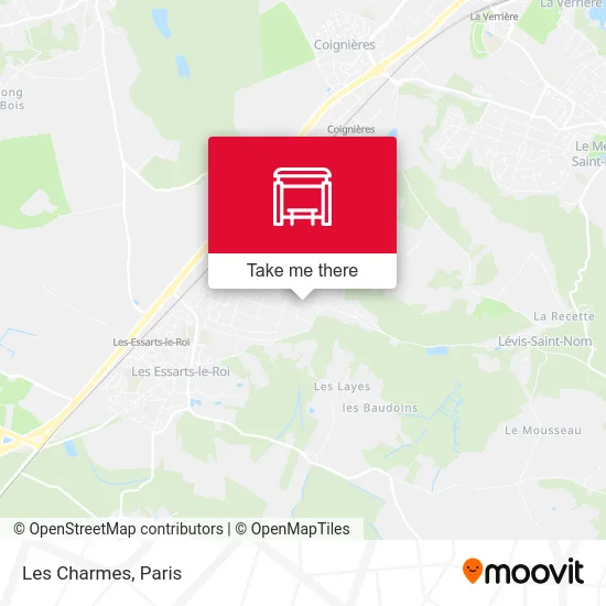 Les Charmes map