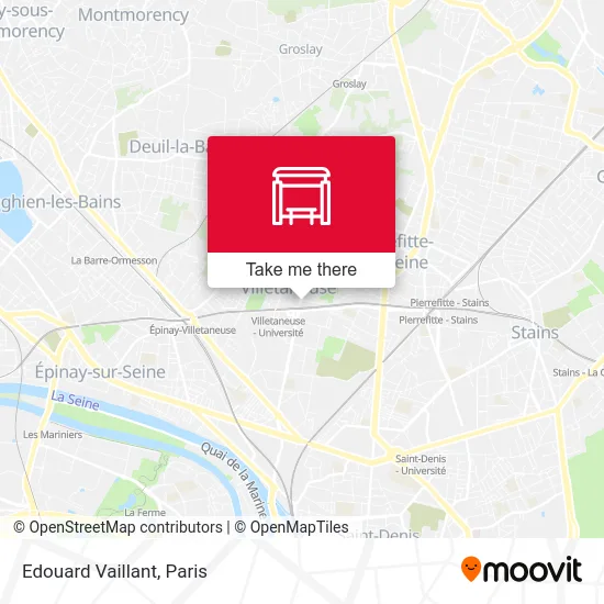 Mapa Edouard Vaillant