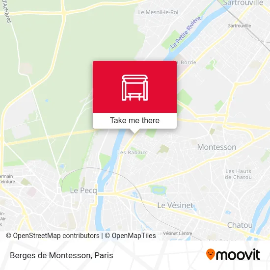 Berges de Montesson map