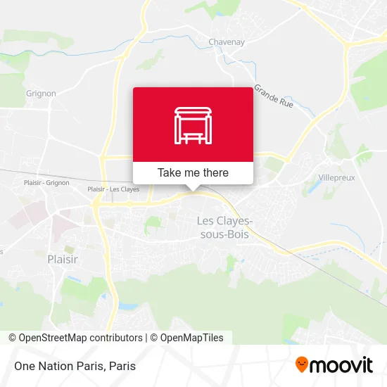 One Nation Paris map