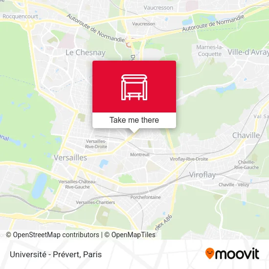 Université - Prévert map