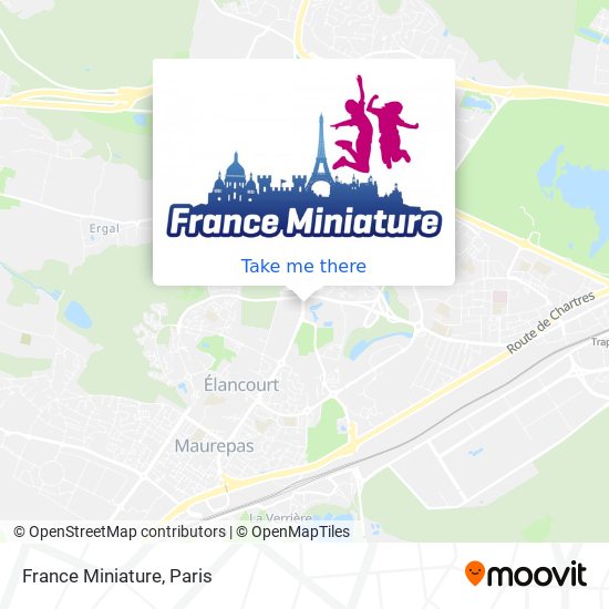 France Miniature map