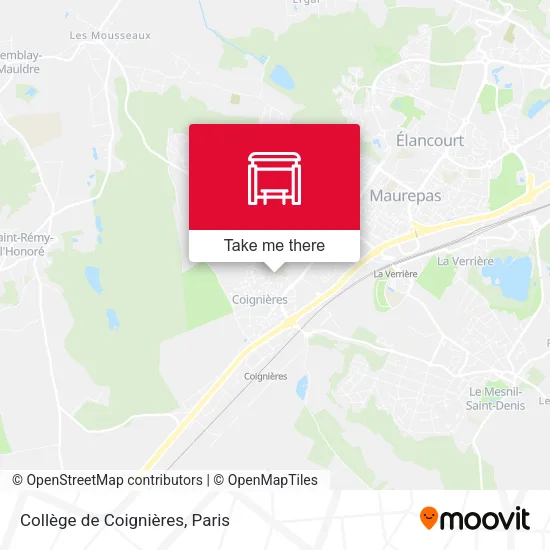 Collège de Coignières map