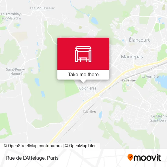 Mapa Rue de L'Attelage