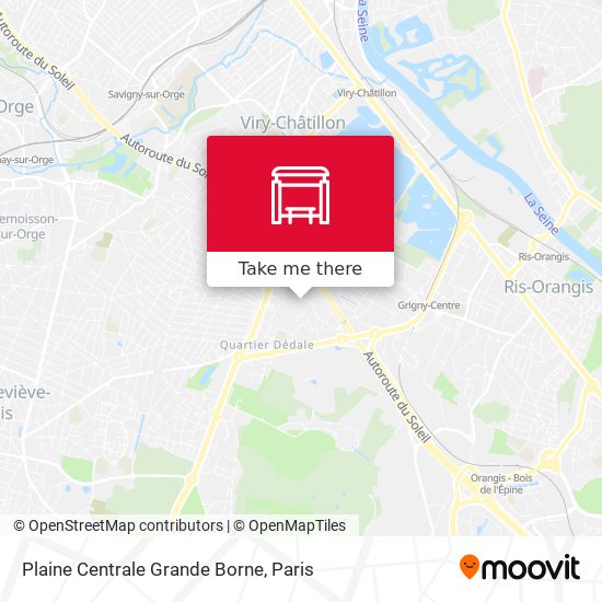 Plaine Centrale Grande Borne map