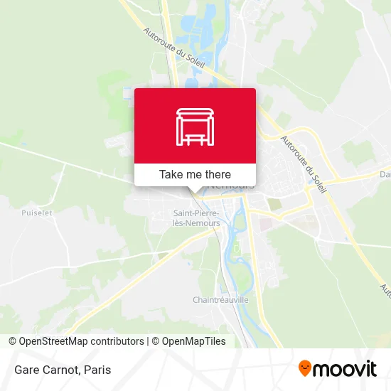 Gare Carnot map