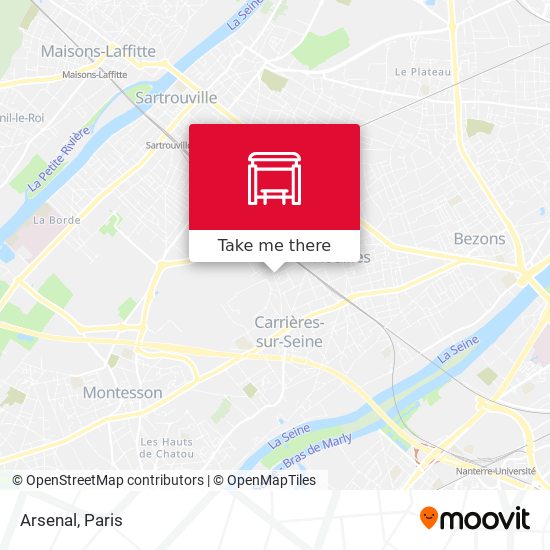 Arsenal map