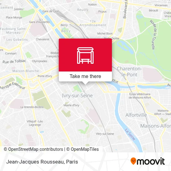 Jean-Jacques Rousseau map