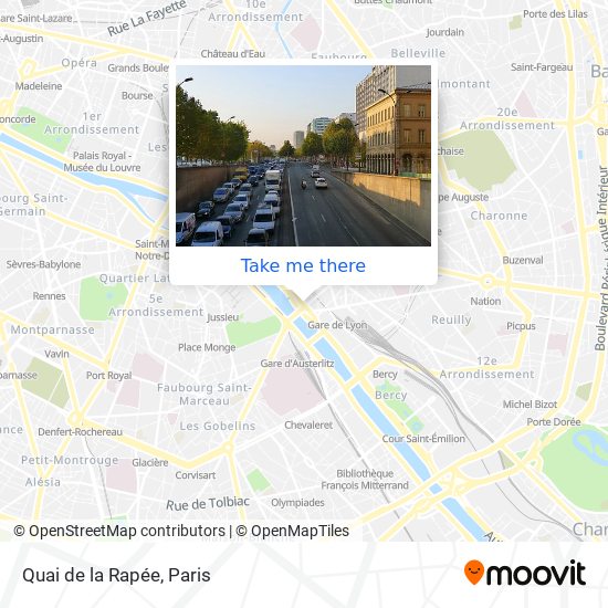 Quai de la Rapée map