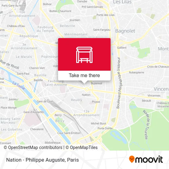 Nation - Philippe Auguste map