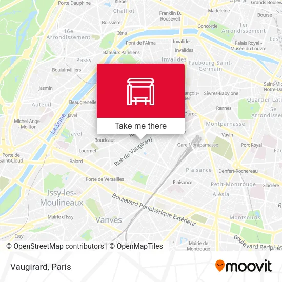 Vaugirard map