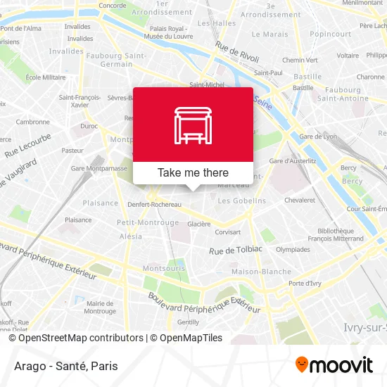 Arago - Santé map