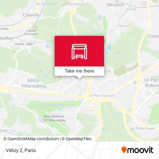 Vélizy 2 map
