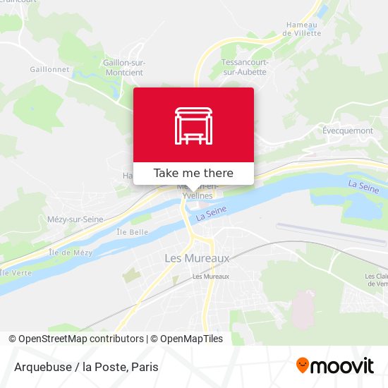Arquebuse / la Poste map