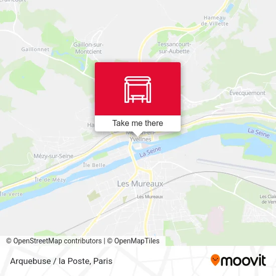 Arquebuse / la Poste map