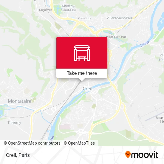Creil map