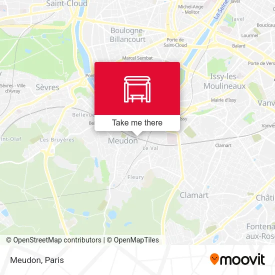 Meudon map