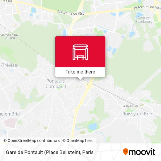 Gare de Pontault (Place Beilstein) map