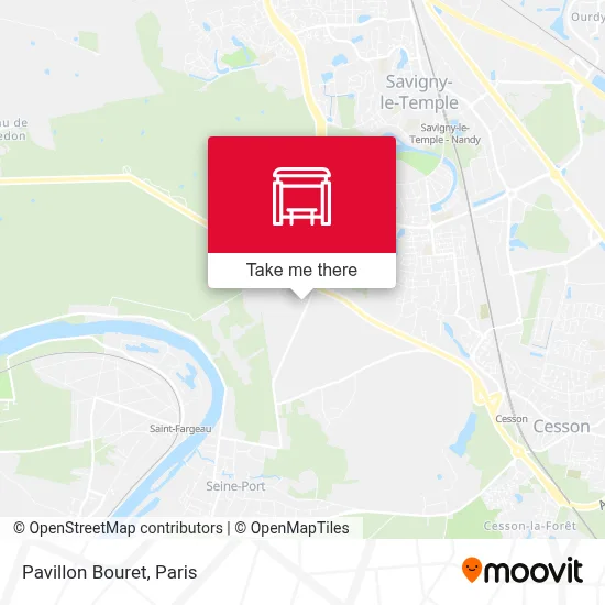 Pavillon Bouret map