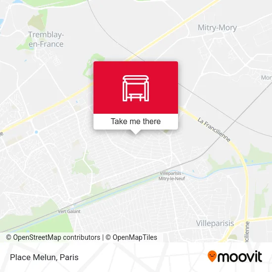 Place Melun map