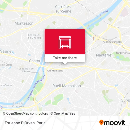 Estienne D'Orves map