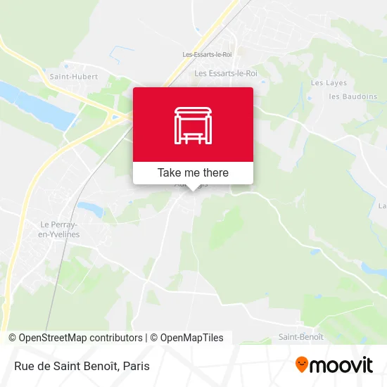 Mapa Rue de Saint Benoît