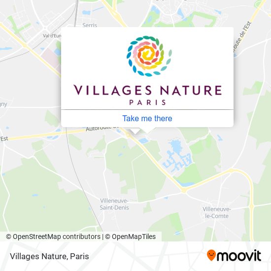Villages Nature map
