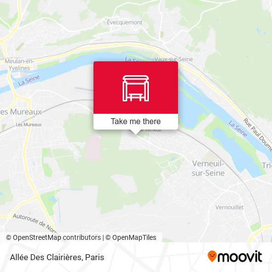 Allée Des Clairières map