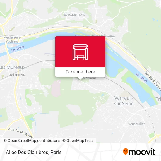 Allée Des Clairières map