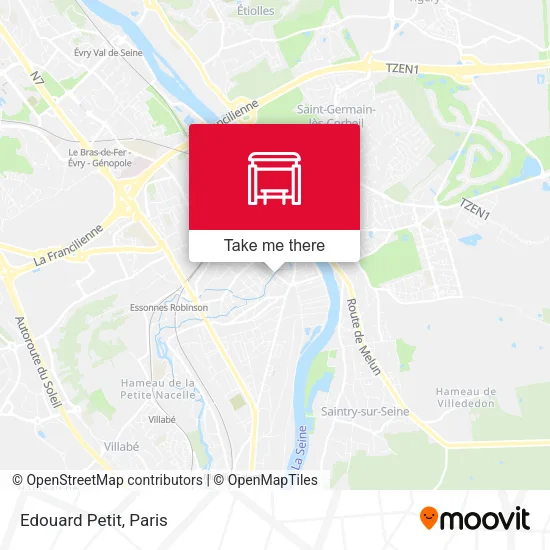 Edouard Petit map