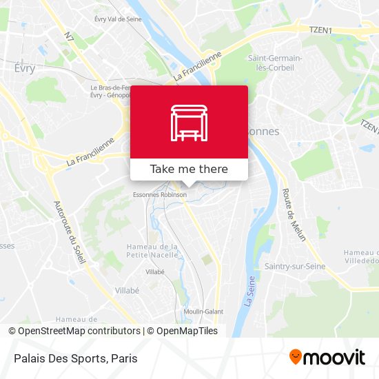 Mapa Palais Des Sports