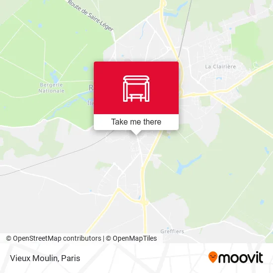 Vieux Moulin map