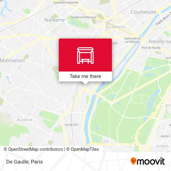 De Gaulle map
