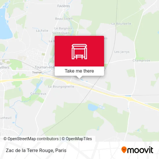 Zac de la Terre Rouge map