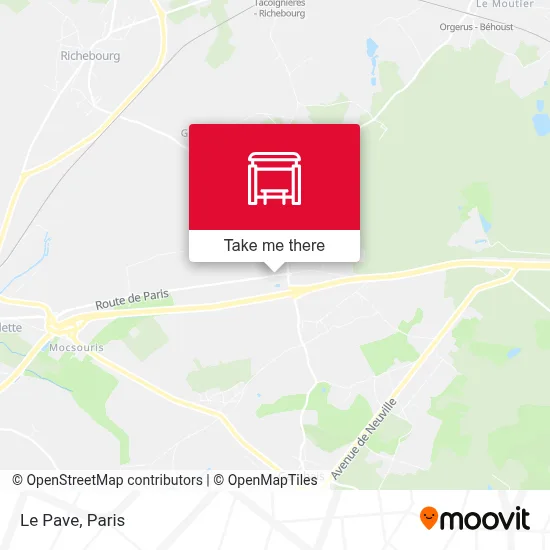 Le Pavé map