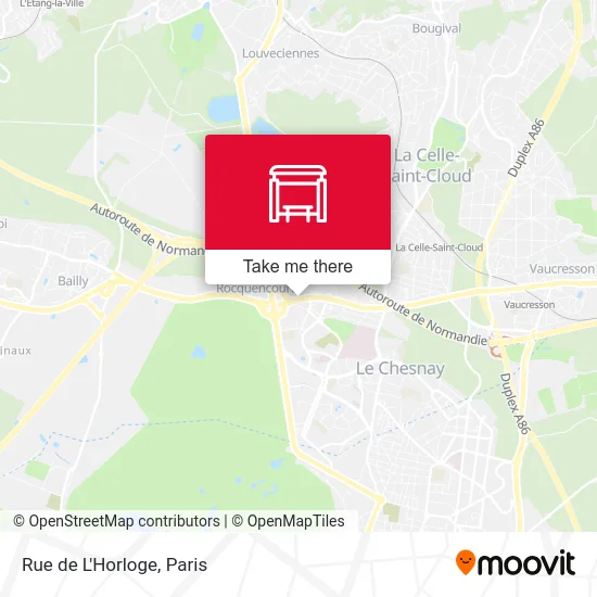 Rue de L'Horloge map