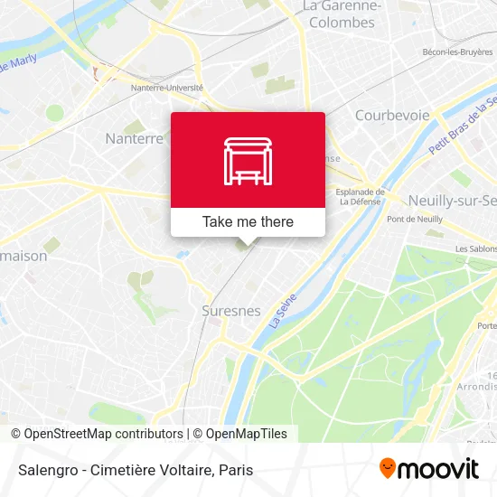 Salengro - Cimetière Voltaire map