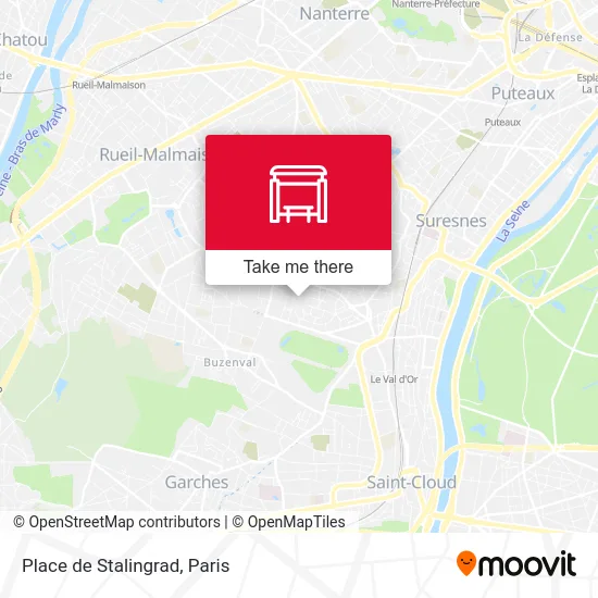 Place de Stalingrad map