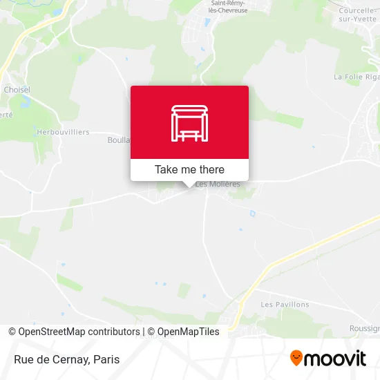 Mapa Rue de Cernay