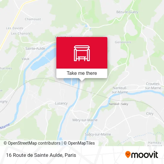 16 Route de Sainte Aulde map