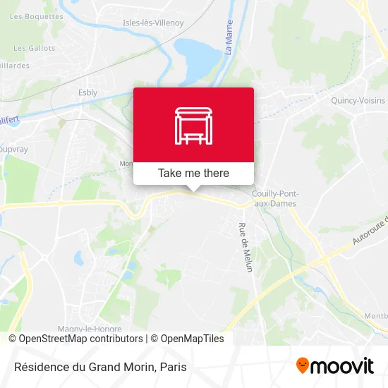 Résidence du Grand Morin map
