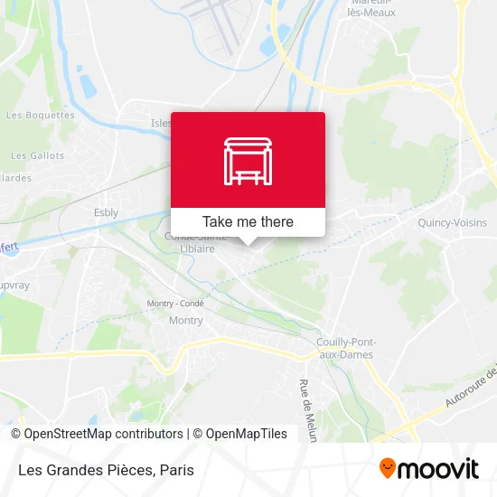 Les Grandes Pièces map