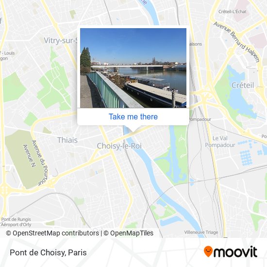 Mapa Pont de Choisy