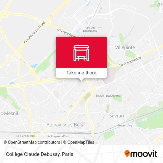 Collège Claude Debussy map