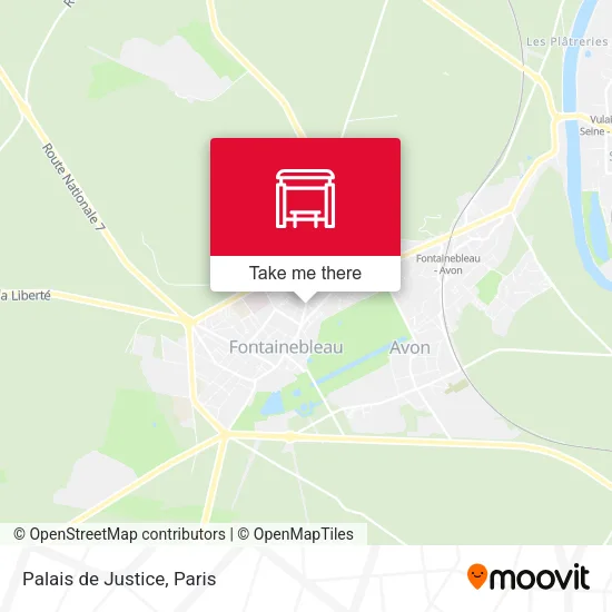Palais de Justice map