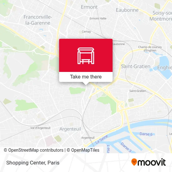 Centre Commercial map