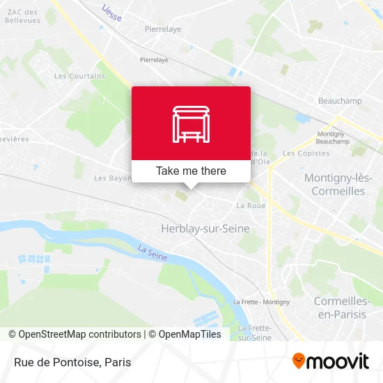Rue de Pontoise map